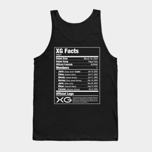 XG Nutritional Facts Tank Top